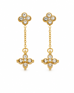 Celeste Clover Drop Earrings
