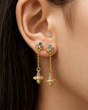 Celeste Clover Drop Earrings additional view 8