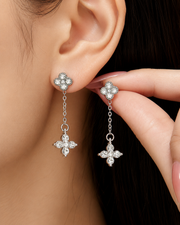 Celeste Clover Drop Earrings additional view 9