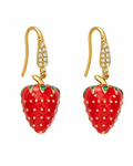Strawberry Drop Earrings