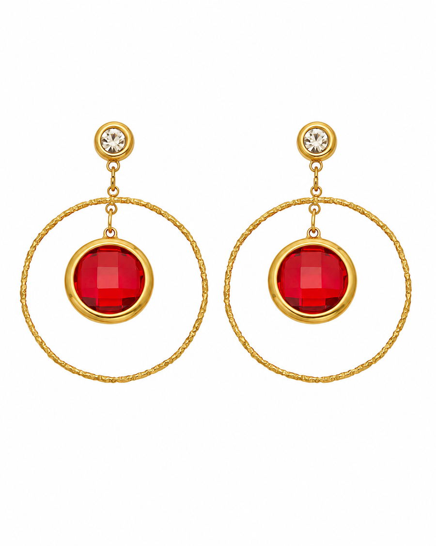 Lumi Halo Drop Earrings Series