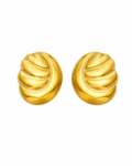 Sculpted Ripple Stud Earrings