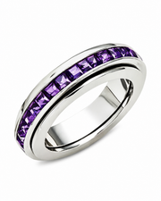 February – Amethyst Purple Celestia Birthstone Ring Series