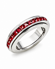 July – Ruby Red Celestia Birthstone Ring Series