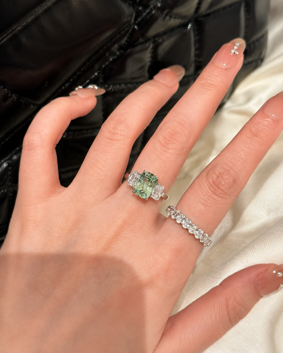Verde Halo Ring