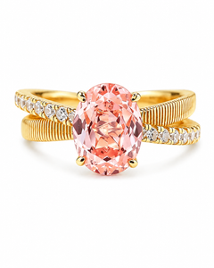 Florentine Oval Crystal Ring