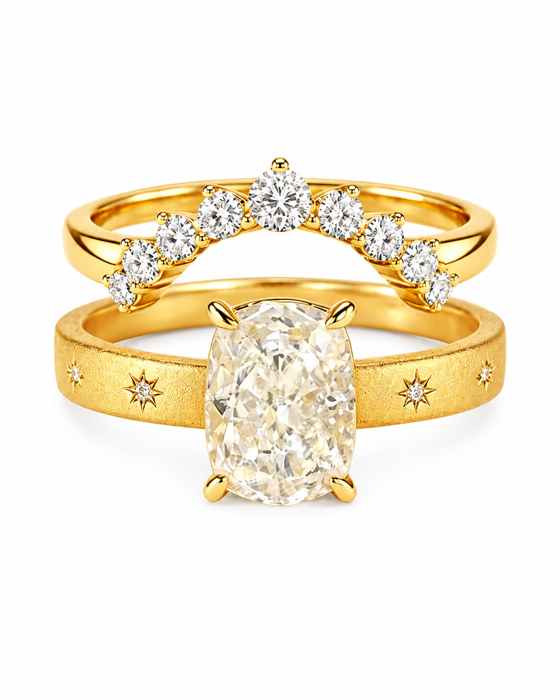 Clear Élodie Oval Crystal Ring Set
