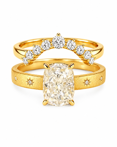 Élodie Oval Crystal Ring Set