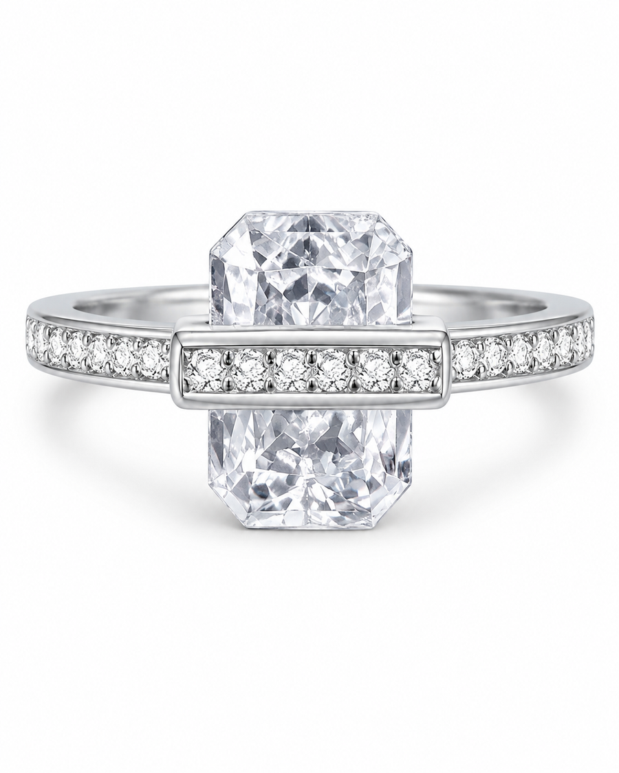 Aveline Radiant Crystal Ring