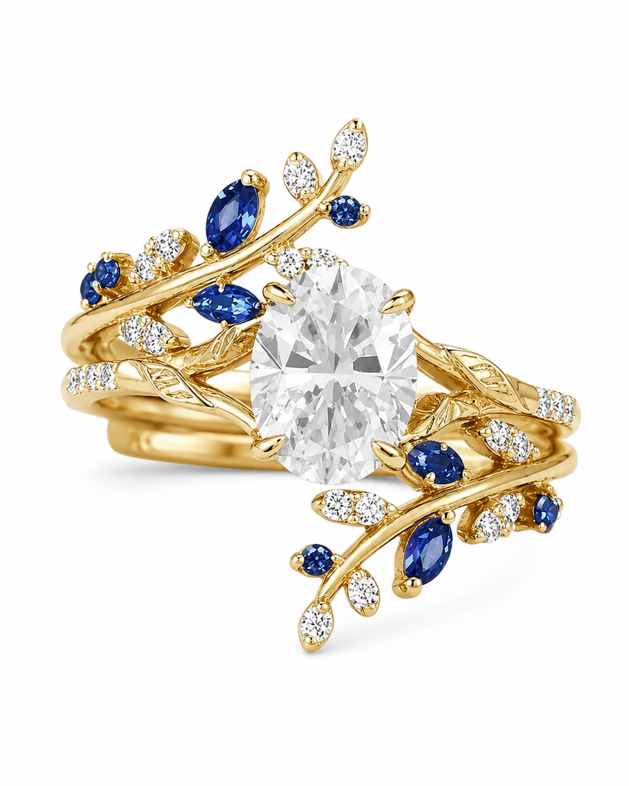 Elowen Sapphire Vine Ring
