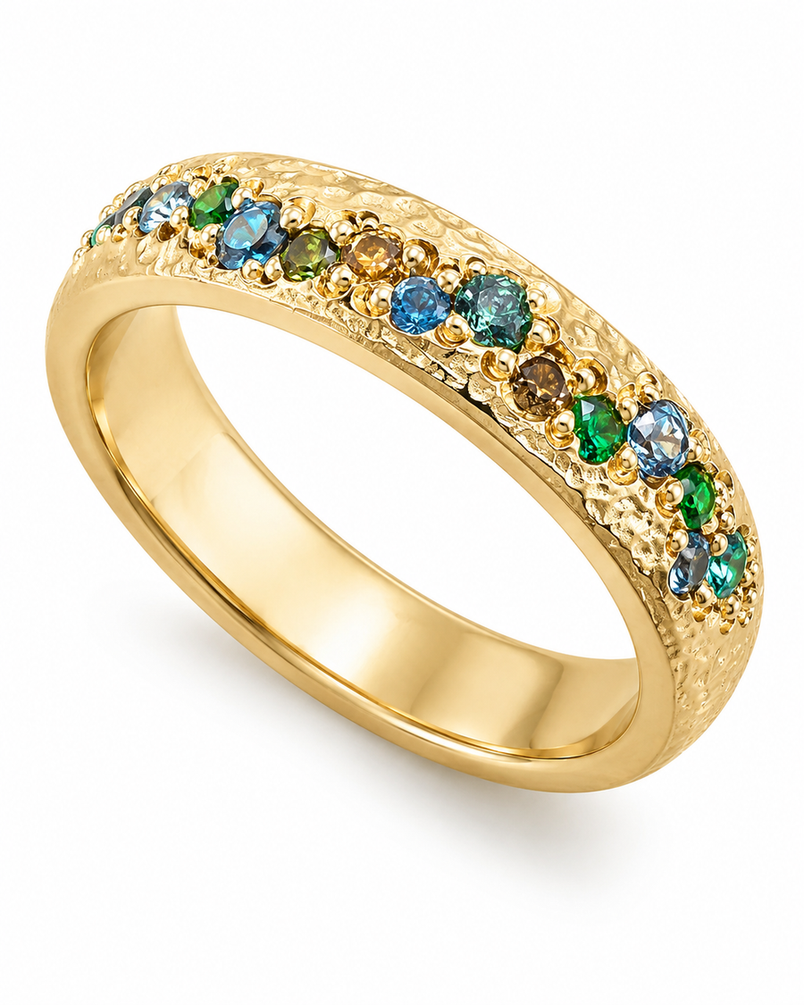 Aurelia Mosaic Band Ring