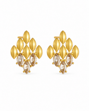 Marquise Zircon Aurelia Geometric Stud Series