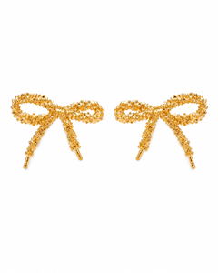 Éclat Crystal Bow Earrings