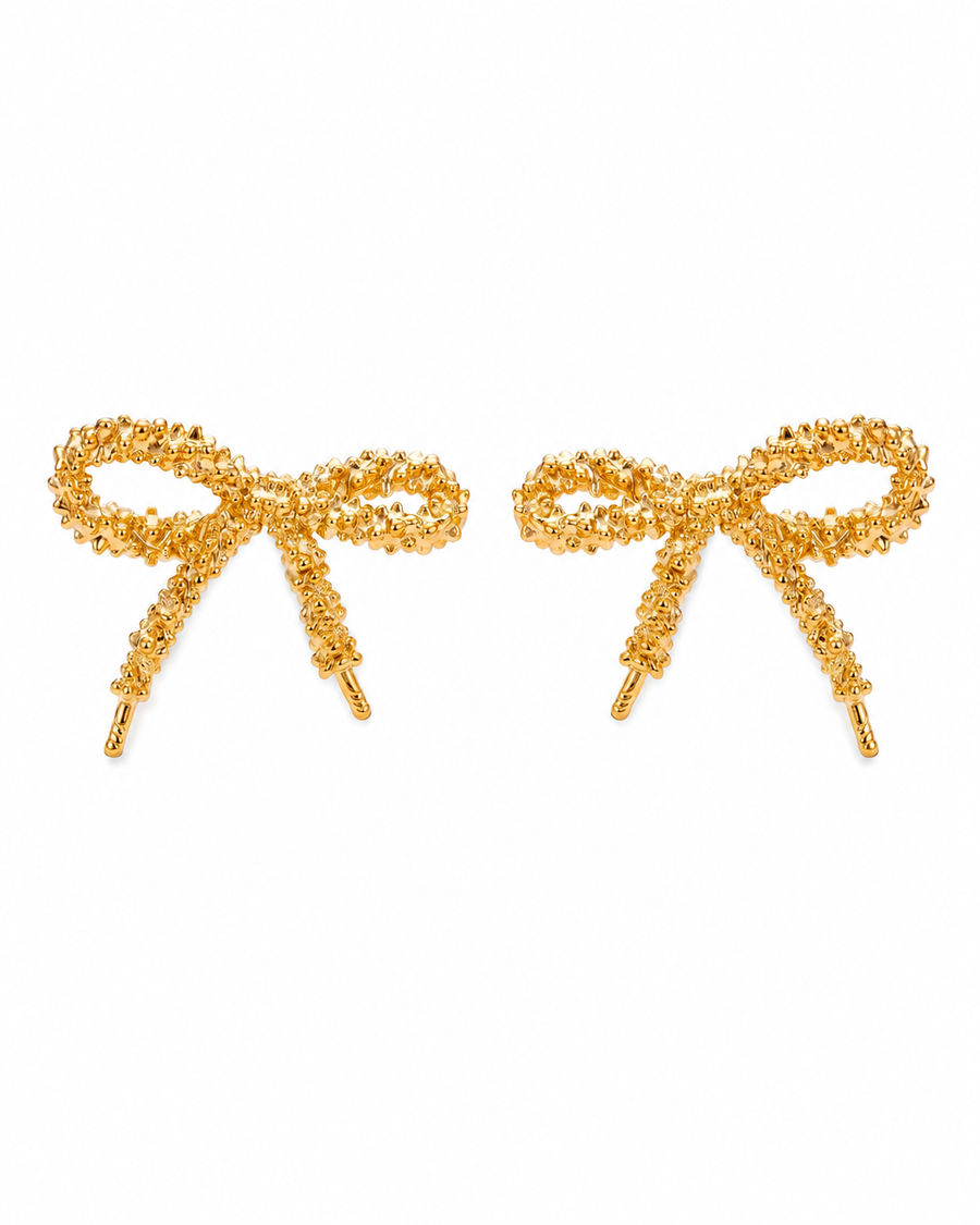 Éclat Crystal Bow Earrings