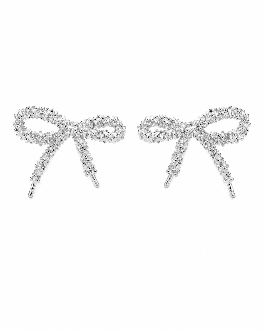 Éclat Crystal Bow Earrings