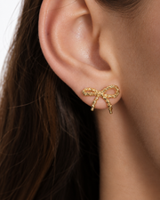 Éclat Crystal Bow Earrings additional view 3
