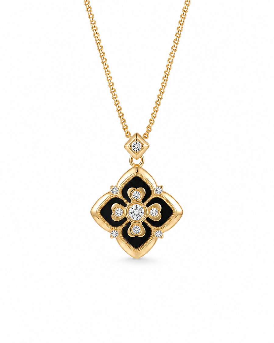 Rosette Clover Necklace Series