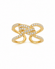 Gold Celeste Bow Ring