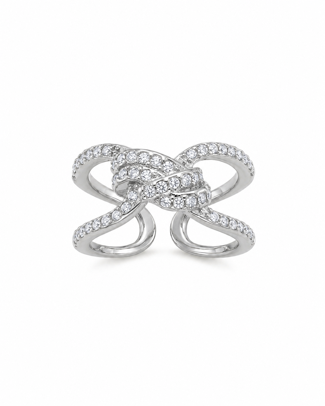Silver Celeste Bow Ring