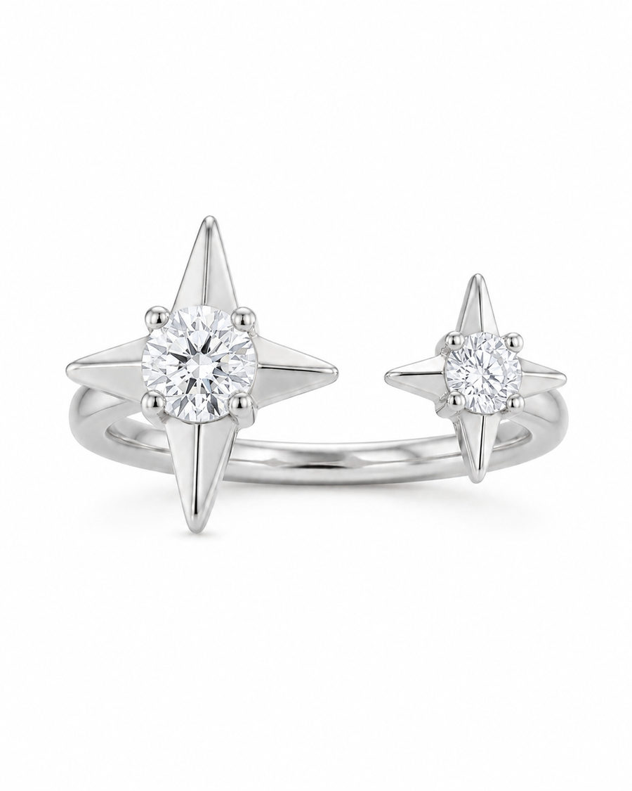 Nova Crystal Star Ring