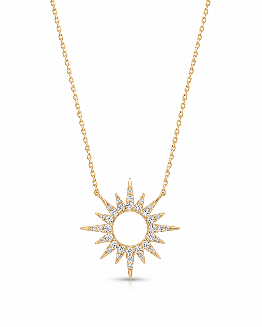 Sunburst Lace Necklace