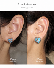 Sacred Heart Turquoise Studs additional view 3