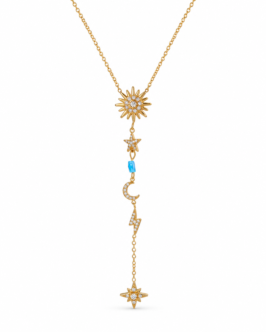Celestial Y-Drop Necklace