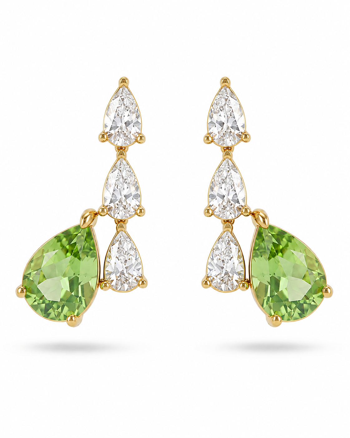 Verde Cascade Drop Earrings