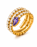 Violet Marquise Crystal Ring