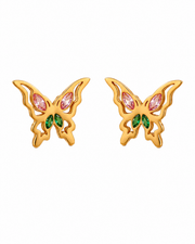 Aurora Butterfly Stud Earrings