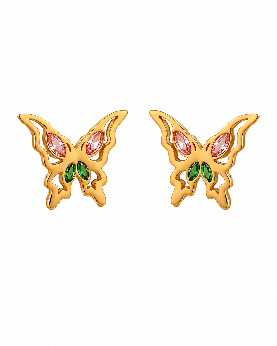 Aurora Butterfly Stud Earrings