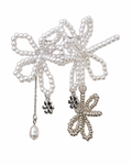 Pearl Bloom Asymmetrical Earrings