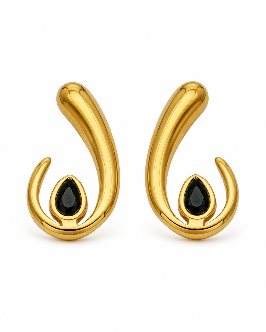 Sculpted Teardrop Earrings