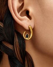 Sculpted Teardrop Earrings additional view 5