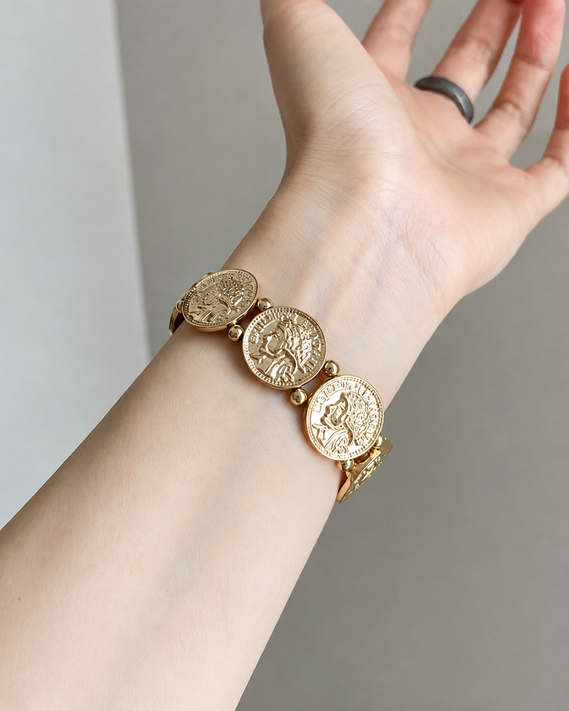 Vintage Coin Disc Bracelet additional view 3