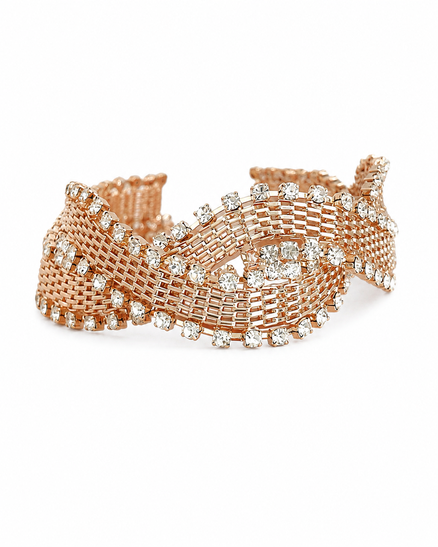 Crystal Mesh Bangle