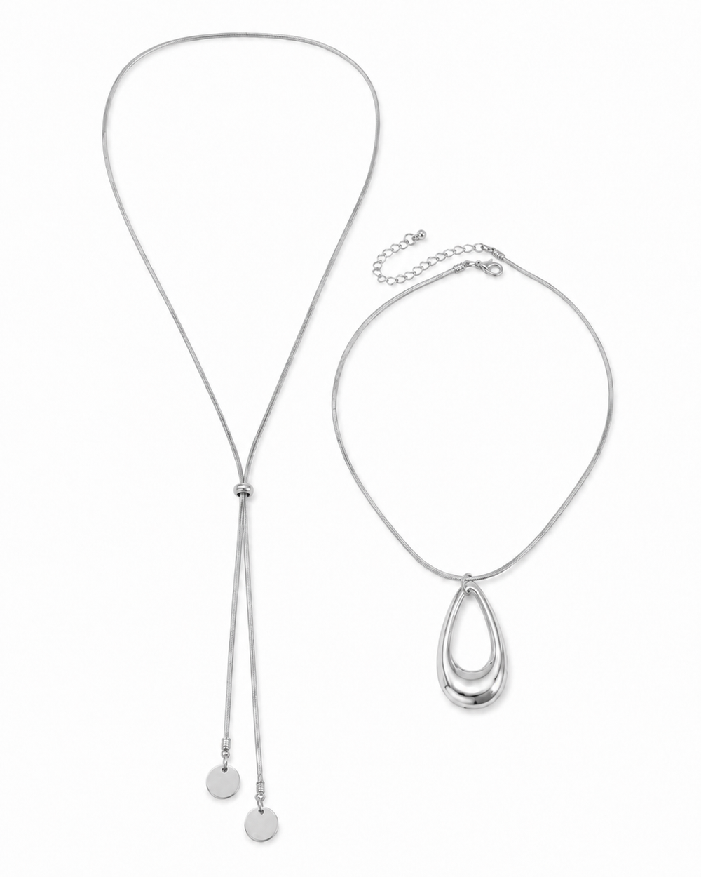 Fluid Drop Necklace Set