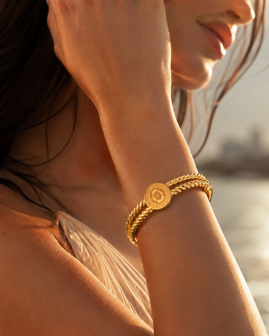 Vintage Coin Cuff Bracelet