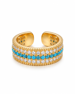 Royal Pavé Open Ring