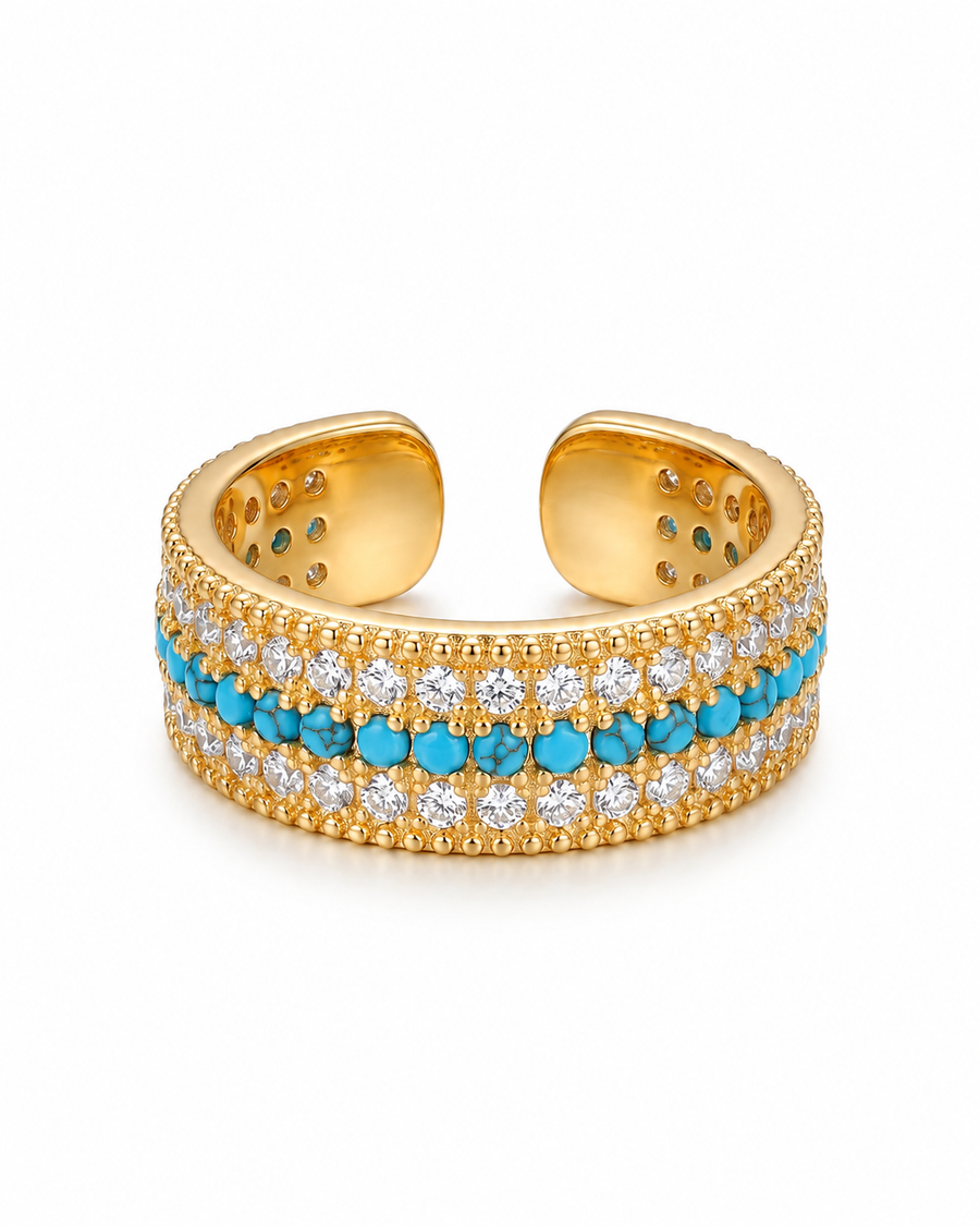 Royal Pavé Open Ring