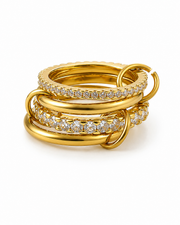 Gold Celestial Layered Ring Series