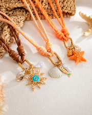 Coastal Charm Necklace Set with starfish charm approx additional view 4