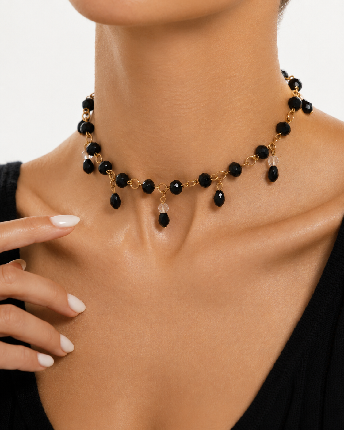 Noiré Crystal Drop Necklace Series additional view 3