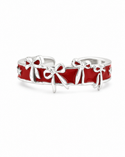 Ruby Bow Amelia Ruby Bow Ring Series