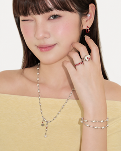 Amelia Ruby Bow Ring Series