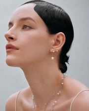 Serene Pearl Asymmetry Earrings alternate view