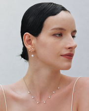 Serene Pearl Asymmetry Earrings additional view 3