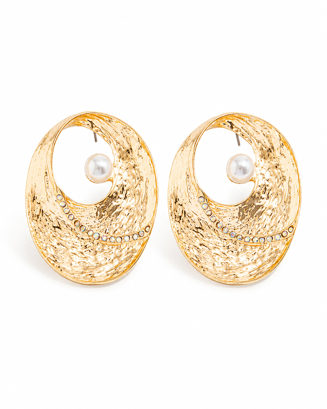 Luna Pearl Orbit Earrings
