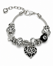 Leopard Cherry Rouge Rebel Charm Bracelet Series