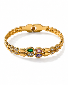 Aurelia Teardrop Crystal Bracelet